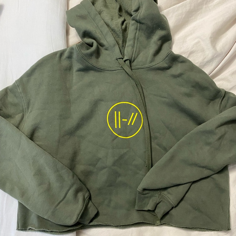 Twenty one pilots crop trench hoodie